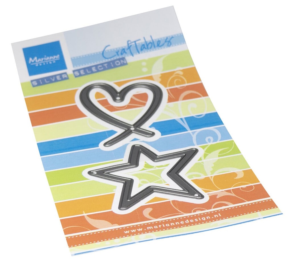 Marianne Design Cutting Dies Craftables - Heart & Star