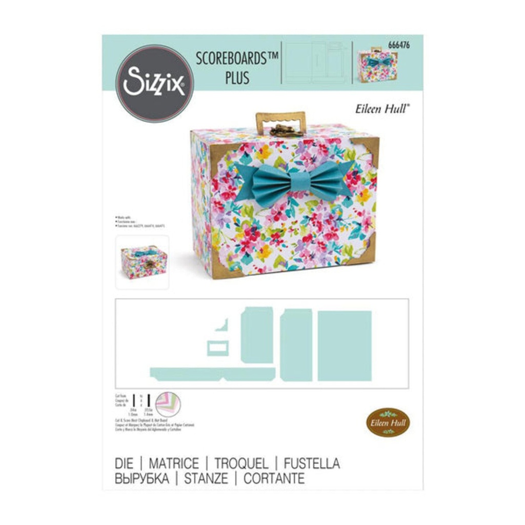 Sizzix ScoreBoards Plus Dies By Eileen Hull - 666476 Slotted Treat Box