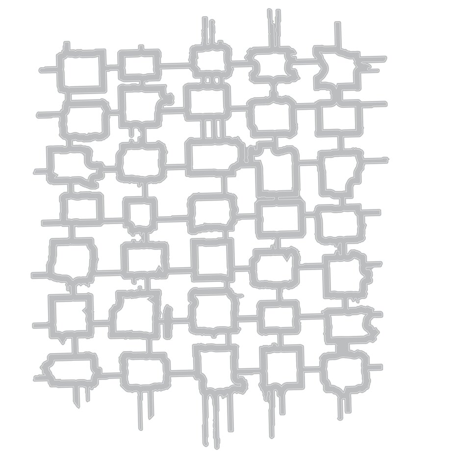 Sizzix Thinlits Dies By Seth Apter 1/Pkg - 666910 Waffles