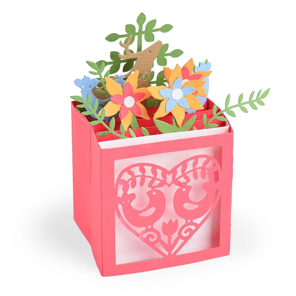 Sizzix Thinlits Dies By Lynda Kanase 12/Pkg - Card in a Box Christmas