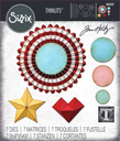 Sizzix Thinlits Dies By Tim Holtz 6/Pkg - 666567 Vault Rosettes