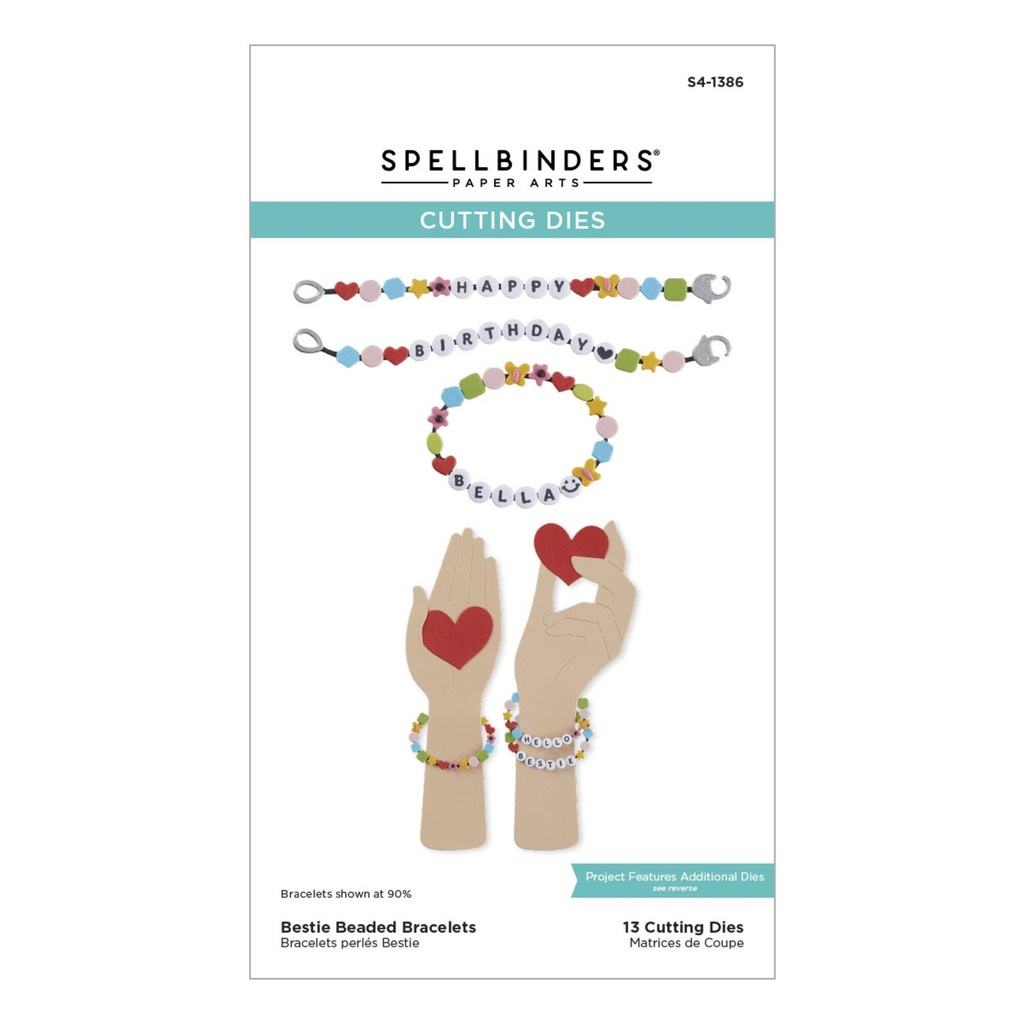 Spellbinders Cutting Dies - S4-1386 Bestie Beaded Bracelets