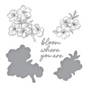 Spellbinders BetterPress Plate & Die Set Spring in Kyoto - BP-290 Cherry Blossoms