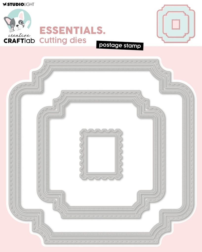 Creative Craftlab Cutting Dies Essentials - Postage Stamp