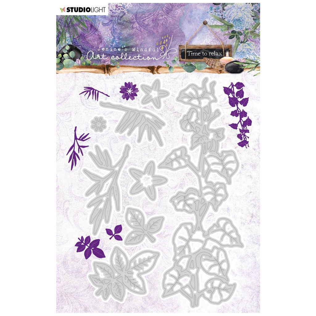 Studio Light Cutting & Embossing Die Jenine's Mindful Art - Time to Relax nr. 11