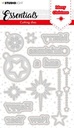 Studio Light Cutting Die 105x148mm Essentials - Christmas Merry Christmas ENG 2 nr. 119