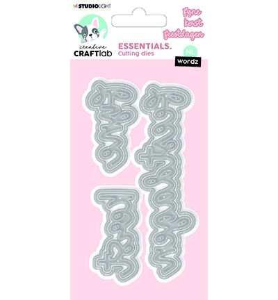 Studio Light Cutting Die Essentials - Wordz nr. 397