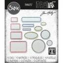 Sizzix Thinlits Dies 13/Pkg By Tim Holtz - Vintage Labels