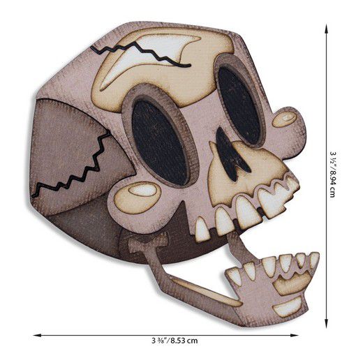 Sizzix Thinlits Dies By Tim Holtz 10/Pkg - 664746 Skelly Colorize