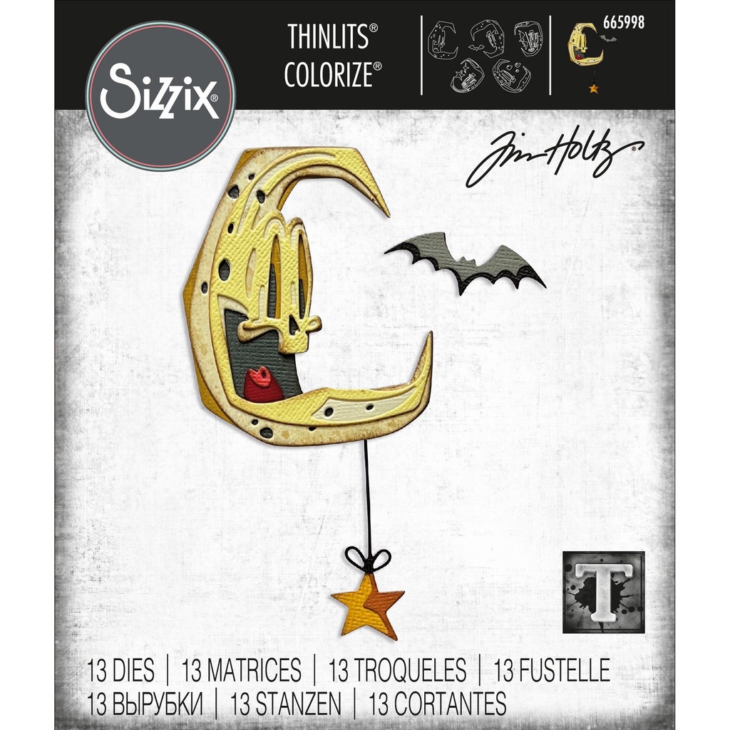Sizzix Thinlits Dies By Tim Holtz 13/Pkg - Otis Colorize