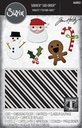 Sizzix Vault Embossing Folder with Thinlits Dies By Tim Holtz 6/Pkg - 666863 Christmas Minis