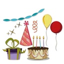 Sizzix Thinlits Dies By Tim Holtz 32/Pkg - 666285 Celebrate Colorize