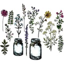 Sizzix Framelits Dies By Tim Holtz 16/Pkg - 662270 Flower Jar