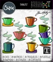 Sizzix Thinlits Dies By Tim Holtz 28/Pkg - 666287 Papercut Caf√©