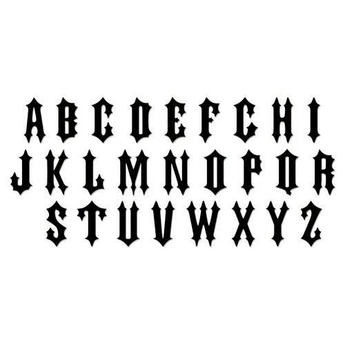 Sizzix Bigz XL Die By Tim Holtz 6"X13.75" - Gothic Alphabet