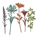 Sizzix Thinlits Dies By Tim Holtz 5/Pkg - 664164 Wildflower Stems #2