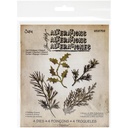 Sizzix Thinlits Dies By Tim Holtz 4/Pkg - Holiday Greens