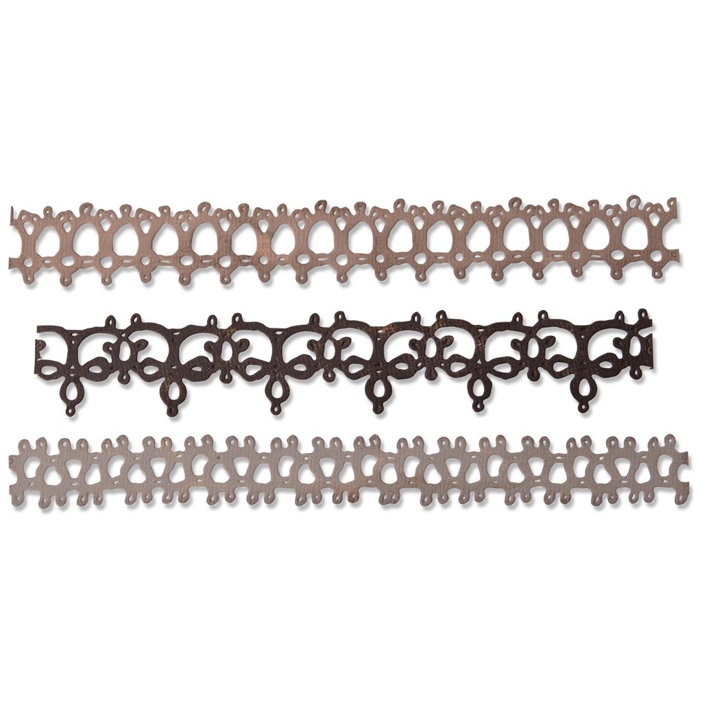 Sizzix Thinlits Dies By Tim Holtz 3/Pkg - Crochet #2