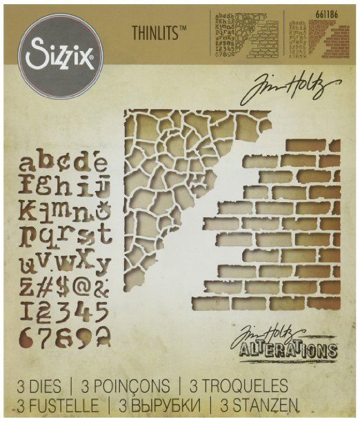 Sizzix Thinlits Dies By Tim Holtz 3/Pkg - Mixed Media #3
