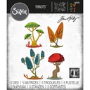 Sizzix Thinlits Dies By Tim Holtz 5/Pkg - 665216 Funky Toadstools
