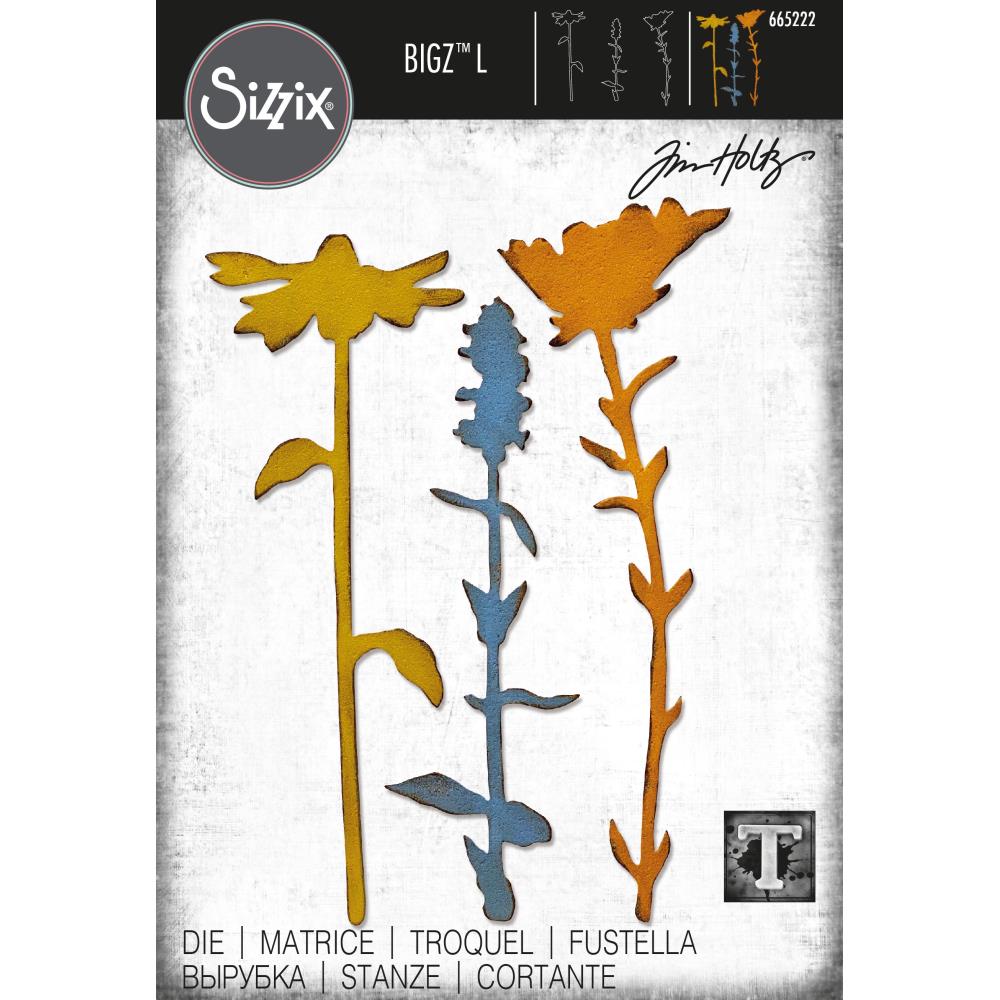 Sizzix Bigz L Die By Tim Holtz - Large Stems #2