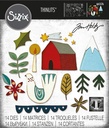 Sizzix Thinlits Dies By Tim Holtz 14/Pkg - Funky Nordic