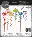 Sizzix Thinlits Dies By Tim Holtz 6/Pkg - Artsy Stems