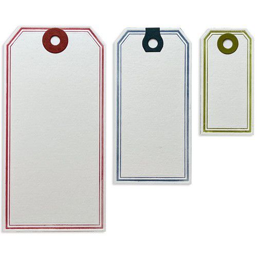 Sizzix Thinlits Dies By Tim Holtz 6/Pkg - Framed Tags