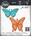 Sizzix Thinlits Dies By Tim Holtz 4/Pkg -  Vault Scribbly Butterfly
