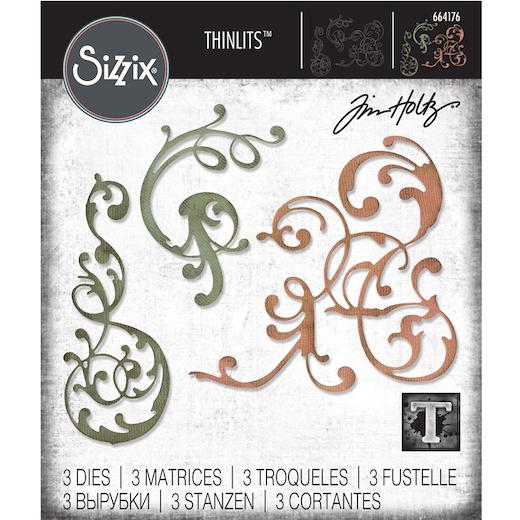 Sizzix Thinlits Dies By Tim Holtz 3/Pkg - Adorned