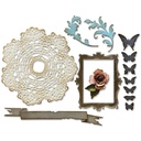 Sizzix Thinlits Dies By Tim Holtz 15/Pkg - 666607 Vault Boutique