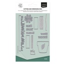Vaessen Creative Cutting Dies By Carla Creates 15/Pkg - Garden