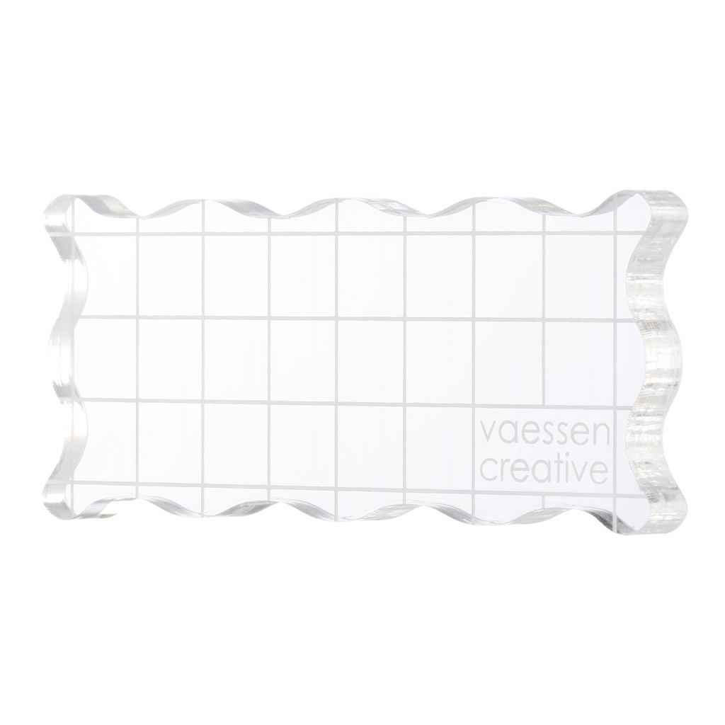 Vaessen Creative Acryl Stempelblok 9x4x0,8cm