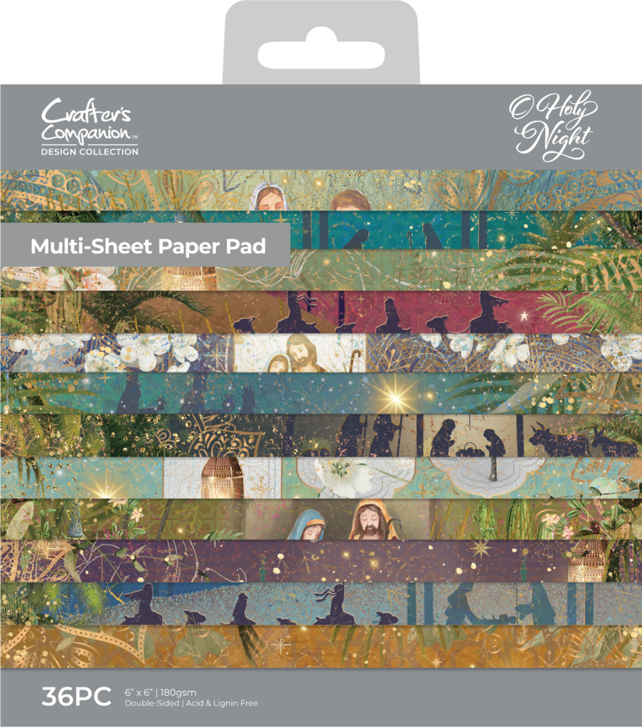 Crafter's Companion Paper Pad 6x6" - O' Holy Night