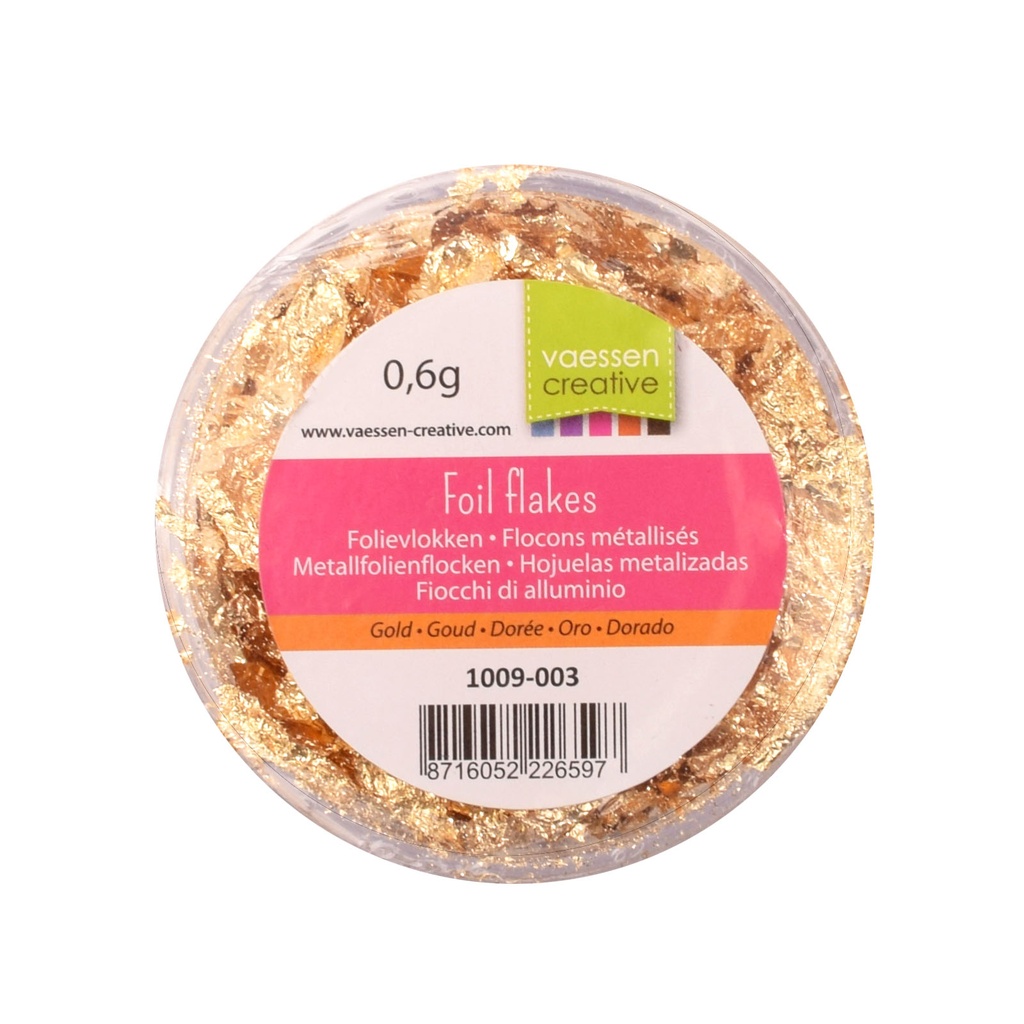 Vaessen Creative Bladgoudvlokken