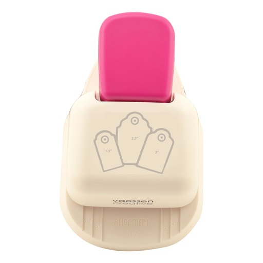 Punch 3 in 1 scallop tag 1,5"+2"+2,5"