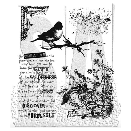 Tim Holtz Cling Stamps - CMS061 Urban Tapestry