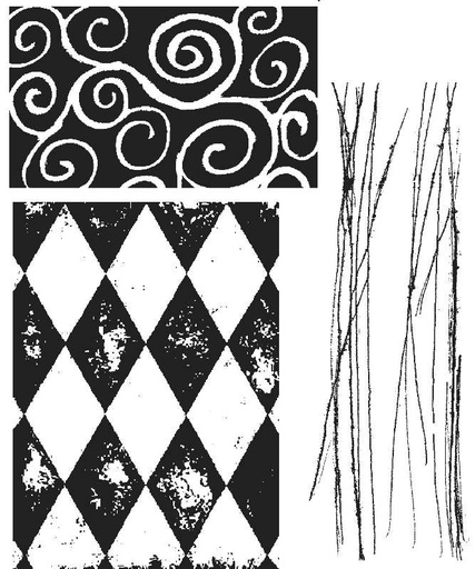 Tim Holtz Cling Stamps - CMS004 Creative Textures