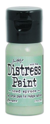 Tim Holtz Distress Paint Flip Top 29ml - Iced Spruce
