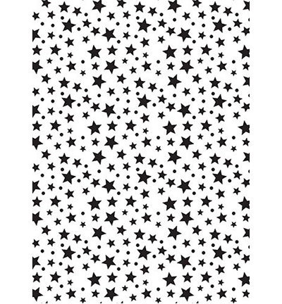 Nellie's Choice Stencil Lasercut A5 - Stars