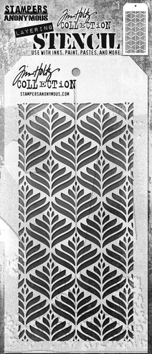 Tim Holtz Layering Stencil - THS181 Deco Leaf