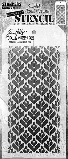 Tim Holtz Layering Stencil - THS182 Deco Floral