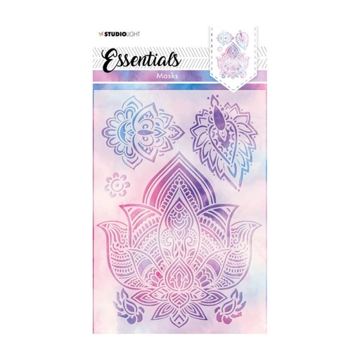 Studio Light Mask Essentials 148x210mm - Mandala Flowers nr. 27