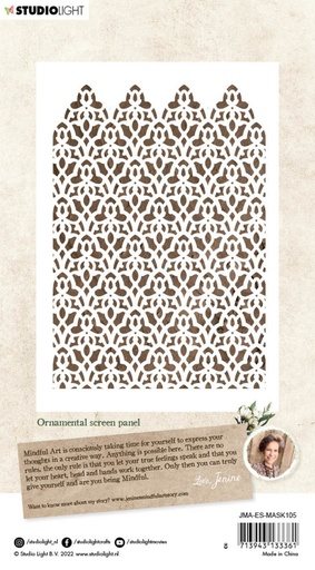 Studio Light Stencils A6 Mask Essentials - Ornamental Screen Panel nr. 105