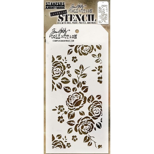 Tim Holtz Layering Stencil - THS075 Roses