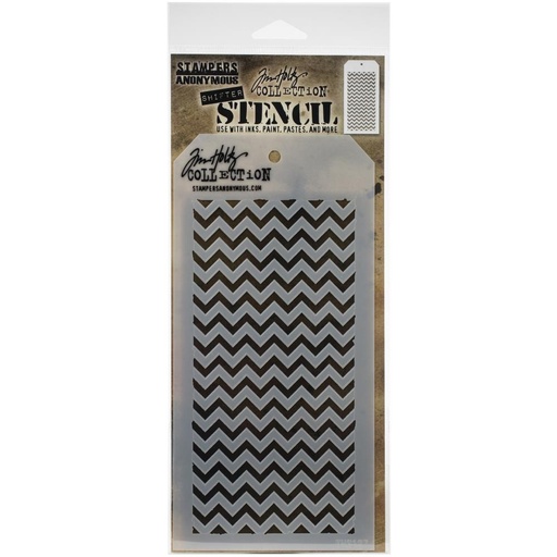 Tim Holtz Layering Stencil - THS127 Shifter Chevron