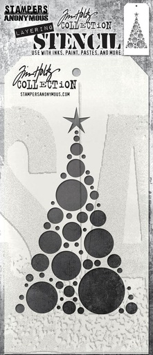 Tim Holtz Layering Stencil - THS187 Modern Tree