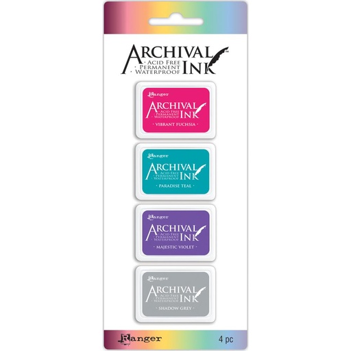 Ranger Archival Mini Ink 4/Pkg - Kit 4