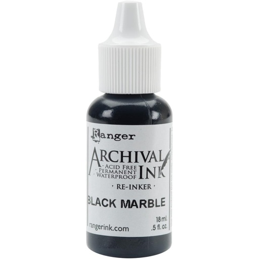 Ranger Archival Pad Reinker 15ml - Jet Black