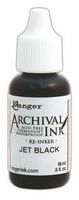 Ranger Archival Pad Reinker 15ml - Jet Black